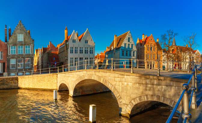Een brug in Brugge