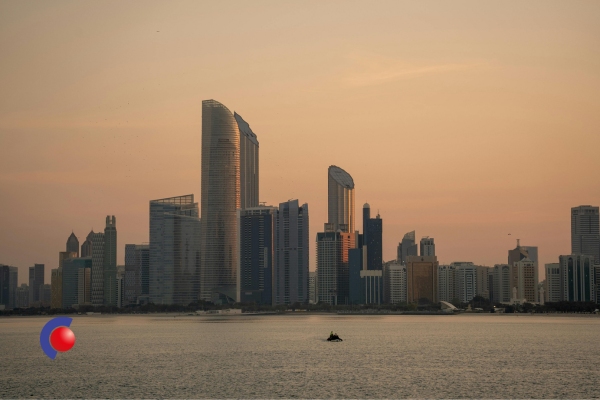 Skyline van Abu Dhabi