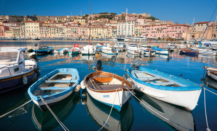 Haven van de stad Livorne