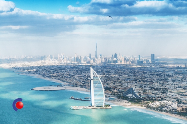 Gebouwen in Dubai