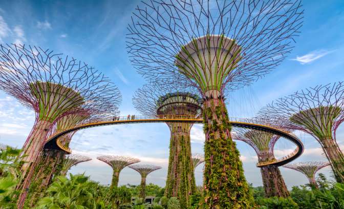 Gardens by the Bay in Singapore
