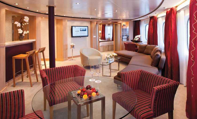 Owners suite Odyssey Schip Seabourn 