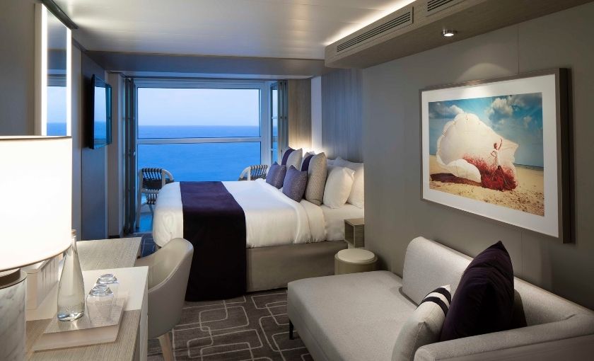 Celebrity cruises buitenhut met balkon E4