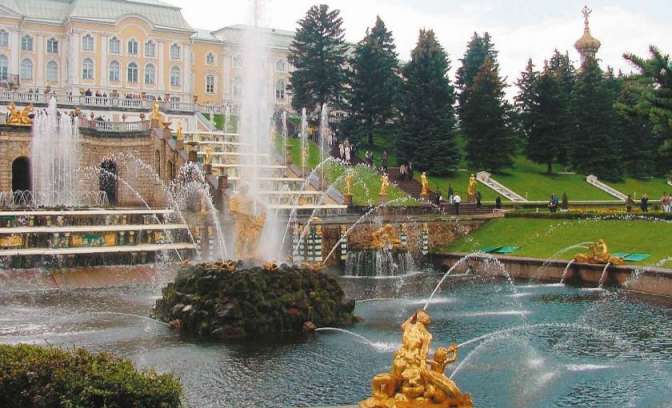 Paleizencomplex in Peterhof