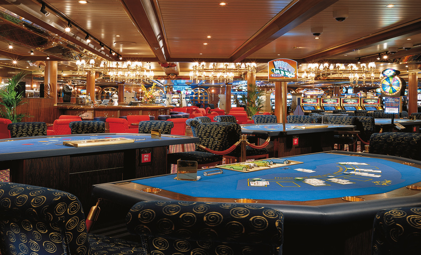 Casino aan boord van cruiseschip Carnival Miracle 