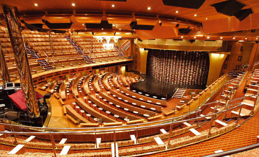 Het theater op de Costa Magica