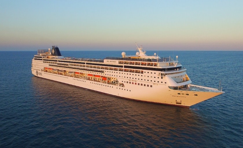 De MSC Sinfonia van MSC Cruises