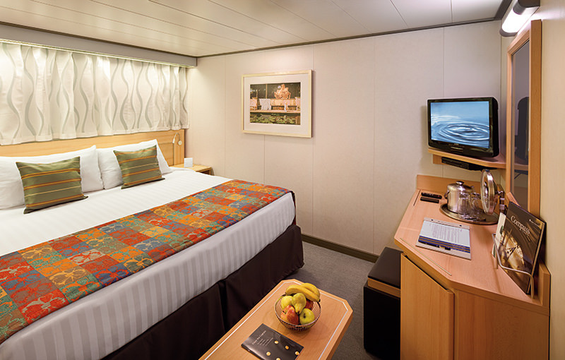 Een binnenhut op de Nieuw Amsterdam van Holland America Line