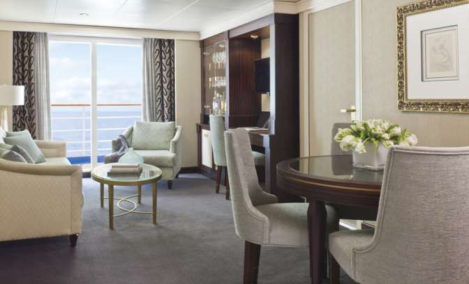 Grand Suite aan boord van Seven Seas Navigator