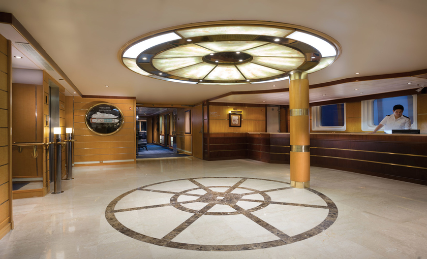 Receptie van cruiseschip Silversea Galapagos