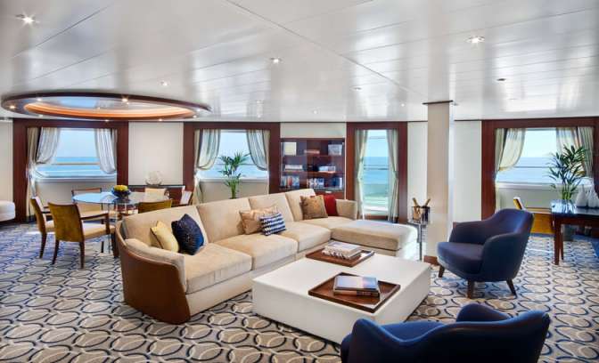 Signature suite van de Seabourn Ovation