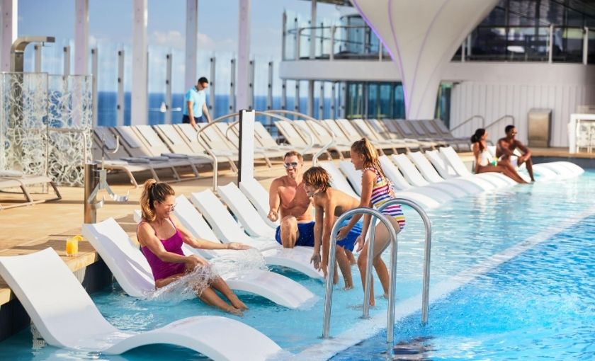 Celebrity Edge pool area