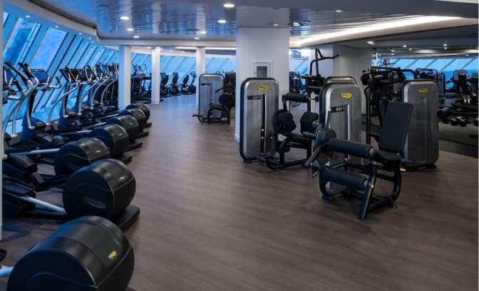 Celebrity Apex fitness center
