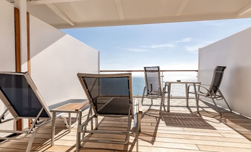 Junior Suite balkon Mein Schiff Herz