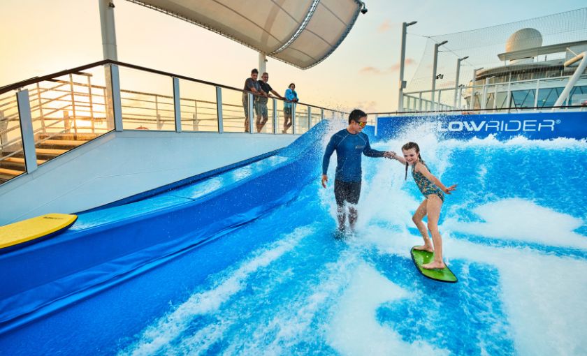flowrider wonder of the seas royal caribbean