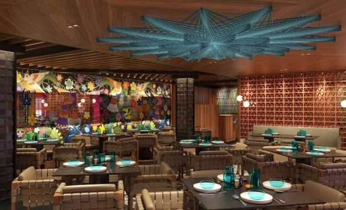 Norwegian Prima restaurant Los Lobos