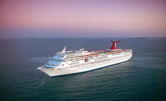 Carnival Inspiration op zee van rederij Carnival 