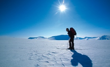 Langlaufen in Spitsbergen