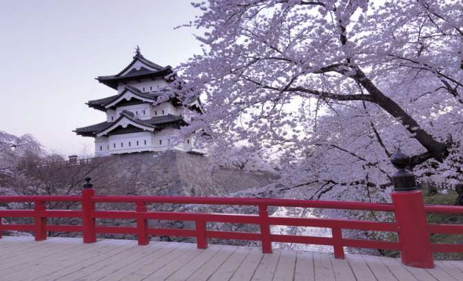 Aomori castle in Hirosaki